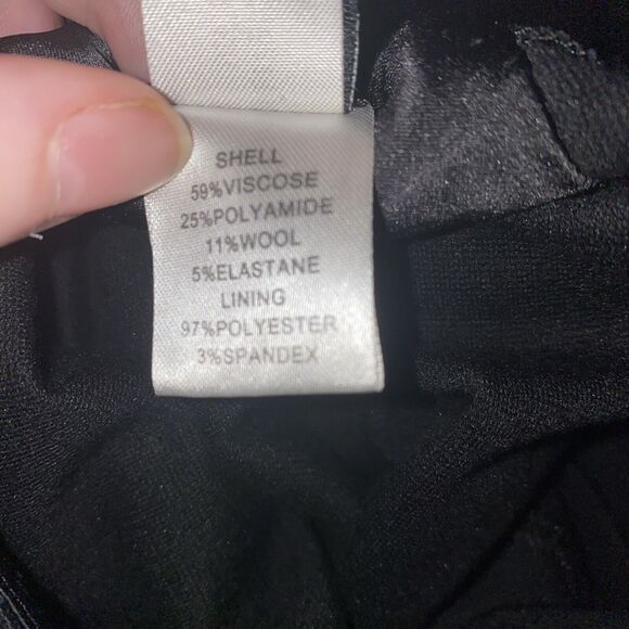 DVF DIANE VON FURSTENBERG WOMEN'S 2 BLACK Sleeveless DRESS Back Zip Pockets - Picture 10 of 11